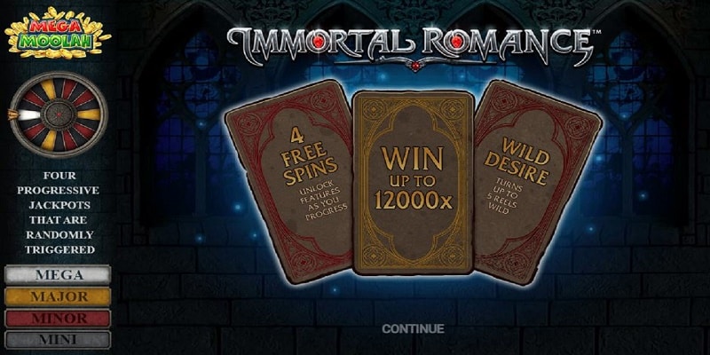 The Immortal Romance Mega Moolah Slot