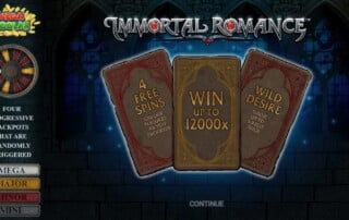 Immortal Romance Mega Moolah