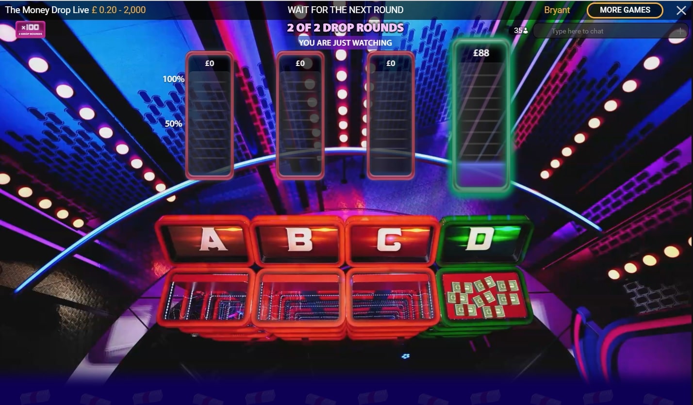 The Money Drop Live (Playtech)