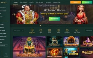 Casinia Casino Review