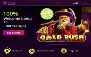 Malina Casino No Deposit Bonus