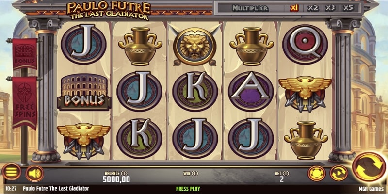 Paulo Futre The Last Gladiator Slot