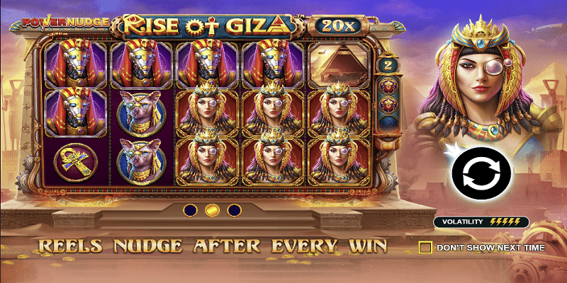 Rise of Giza PowerNudge™ (Pragmatic Play) Rise of Giza PowerNudge™ (Pragmatic Play)