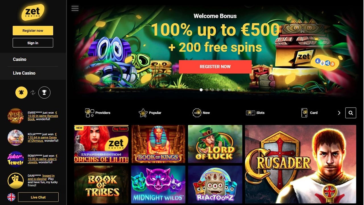 Zet Casino Review