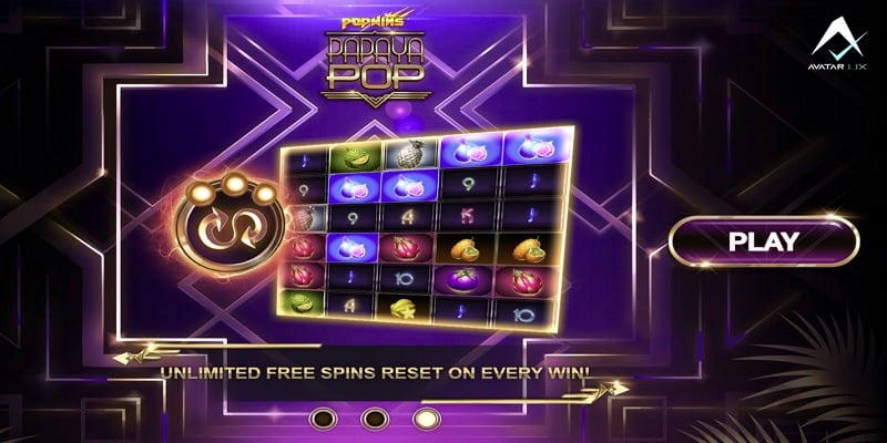 PapayaPop Unlimited Frees Spins