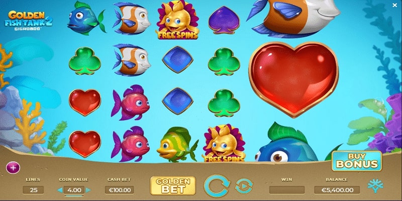 Golden Fish Tank 2 Gigablox (Yggdrasil) Golden Fish Tank 2 Gigablox (Yggdrasil)