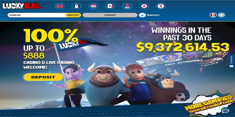 Lucky Bull Online Casino Review