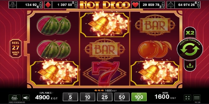 Hot Deco (EGT Interactive) 5 Clans-The Final Battle (Reflex Gaming - Microgaming)