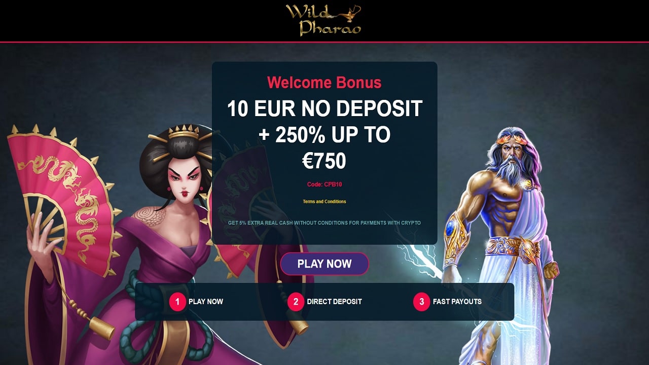 Wild Pharao No Deposit Bonus