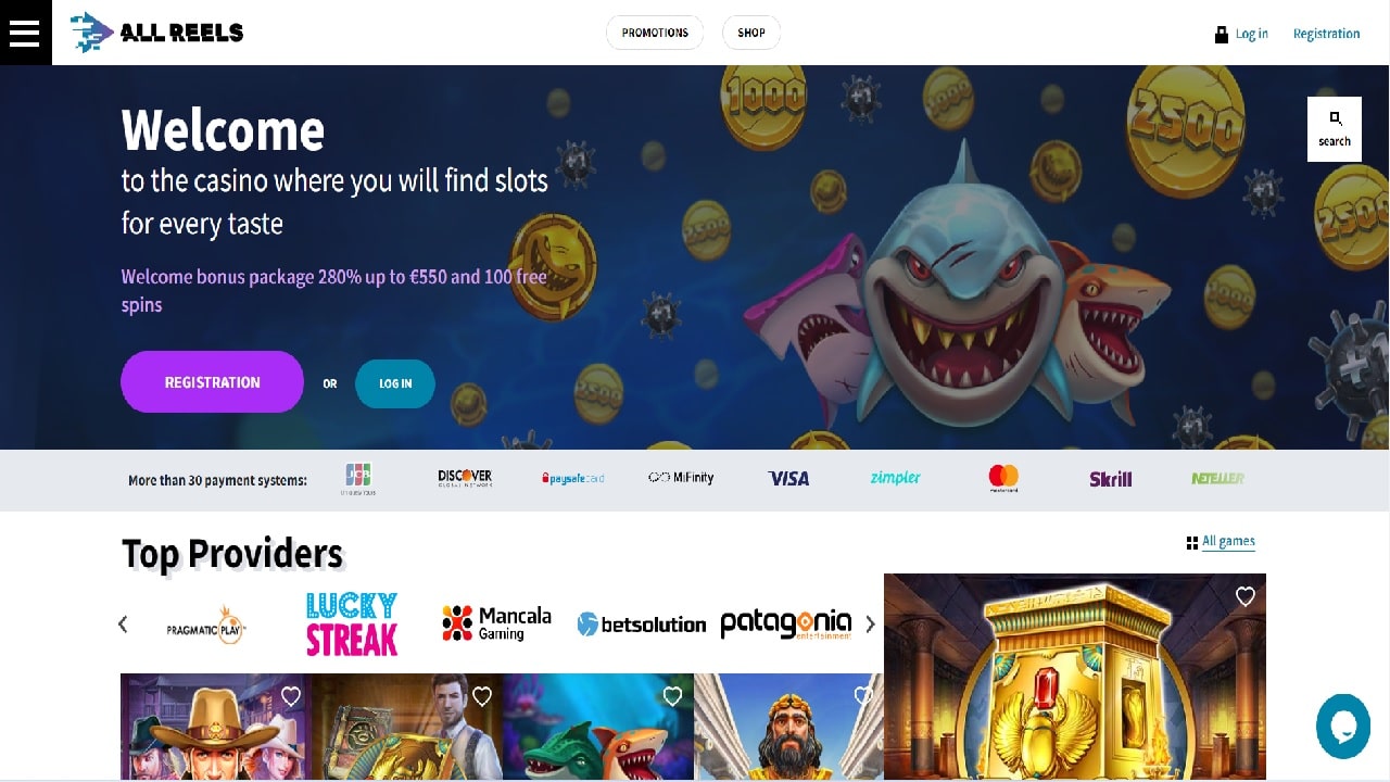 AllReels Casino Review