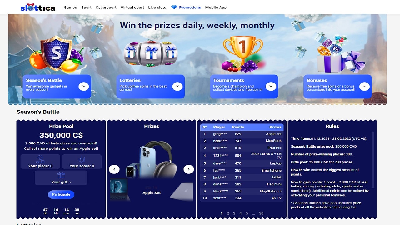 Slottica No Deposit Bonus Review