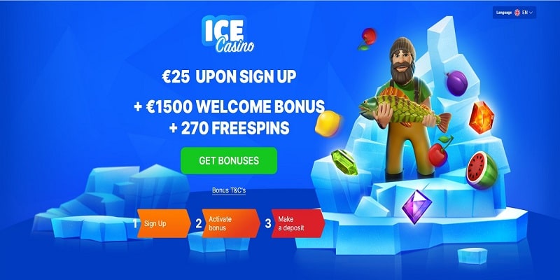 The Ice Casino No Deposit Bonus