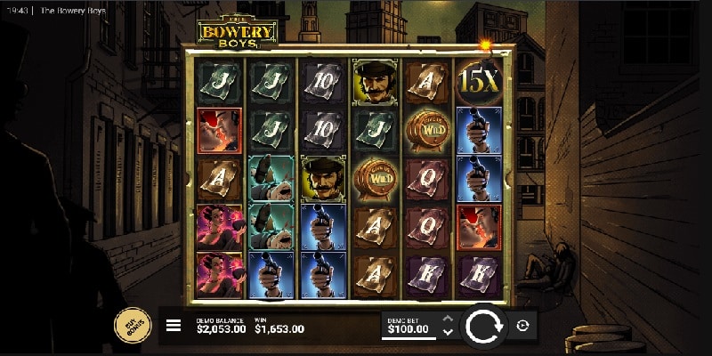 The Bowery Boys (Hacksaw Gaming) The Bowery Boys (Hacksaw Gaming)