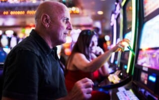 Slot machines from arcades