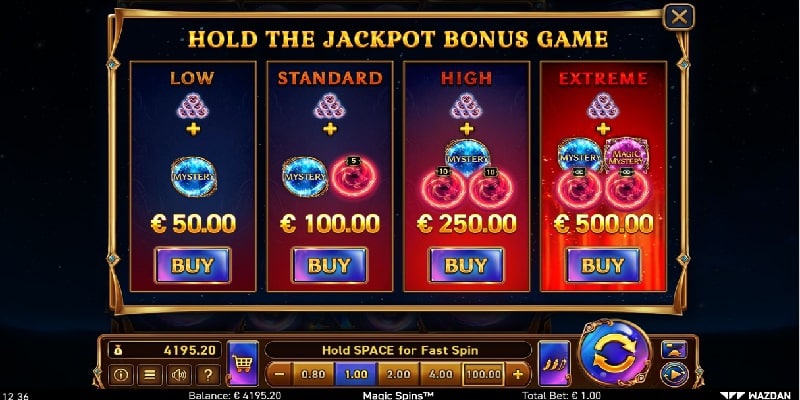 Magic Spins™ (Wazdan) Symbol Wins