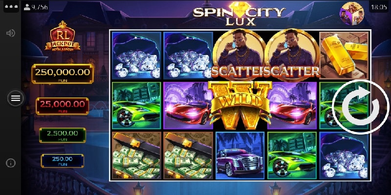 Royal League Spin City Lux (Gong Gaming Microgaming) Royal League Spin City Lux (Gong Gaming Microgaming)