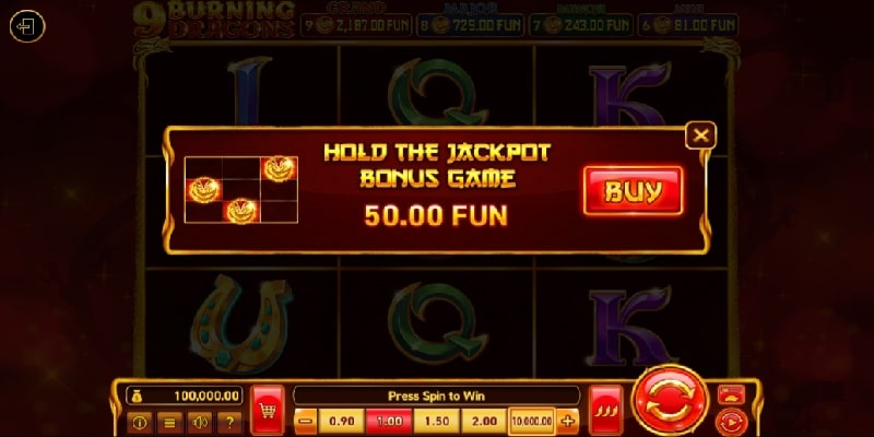 9 Burning Dragons (Wazdan) 4