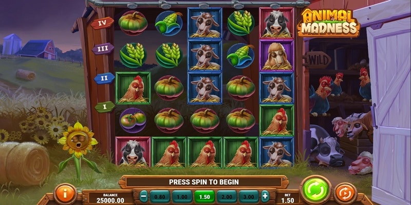 Animal Madness (Play&rsquo;n GO)