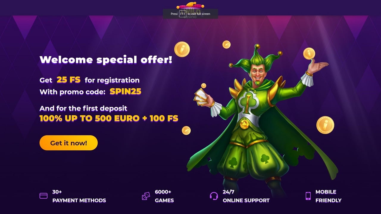 iWild Casino No Deposit Bonus