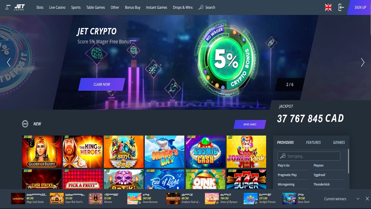 Jet Casino Review