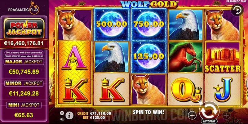 Wolf Gold Power Jackpot Reels