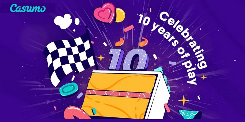 Casumo Celebrates 10 Years in iGaming