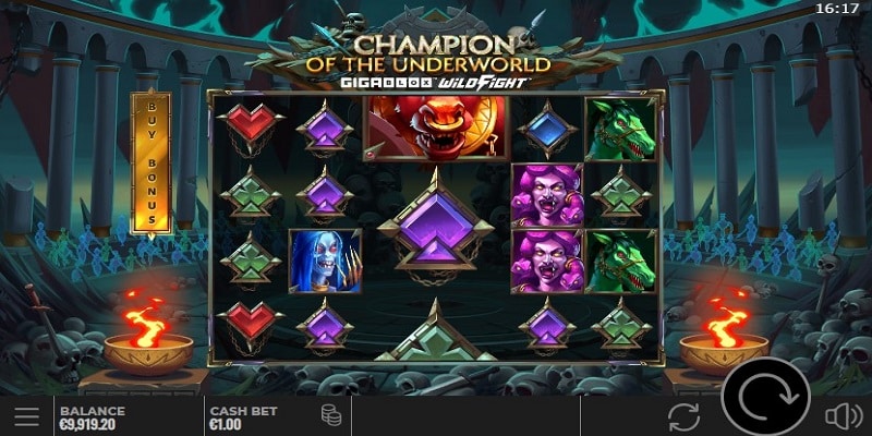 Champion of the Underworld GigaBlox™ feat. Wild Fight™ (Yggdrasil) Champion of the Underworld GigaBlox™ feat. Wild Fight™ (Yggdrasil)