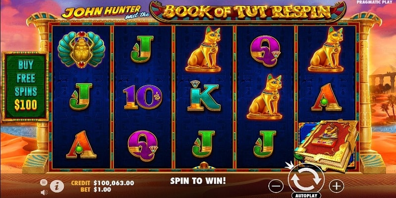 John Hunter and the Book of Tut Respin (Pragmatic Play)