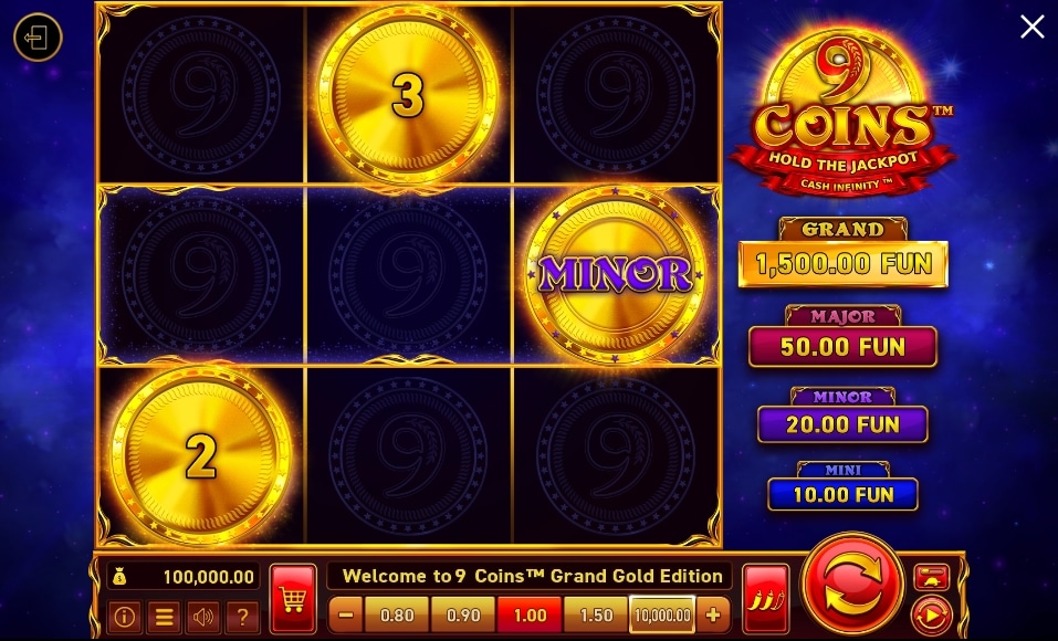 9 Coins™ Grand Gold Edition (Wazdan) 9 Coins™ Grand Gold Edition (Wazdan)