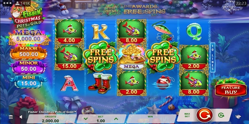 Fishin’ Christmas Pots Of Gold™ Christmas Slot Fishin’ Christmas Pots Of Gold™ Christmas Slot