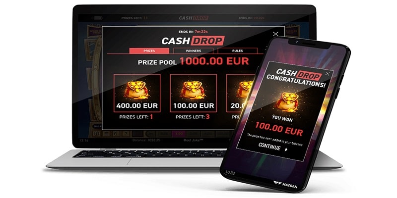 Cash Drops (Courtesy of Wazdan) Cash Drops (Courtesy of Wazdan)