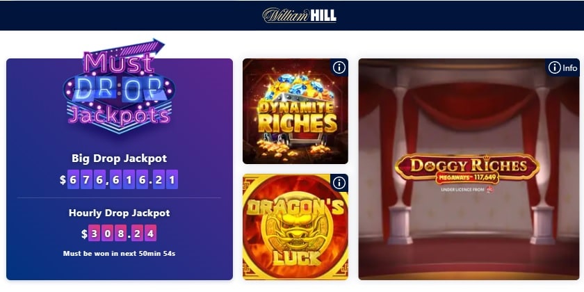 Image Courtesy of William Hill Casino Image Courtesy of William Hill Casino