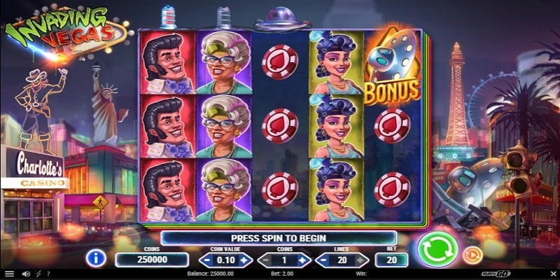 Invading Vegas (Play'n Go) Invading Vegas (Play’n Go)