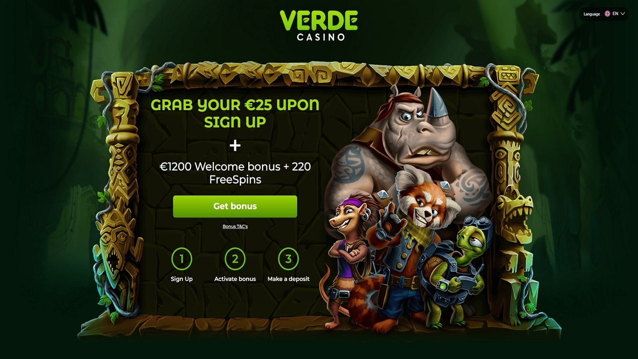 Verde Casino No Deposit Bonus