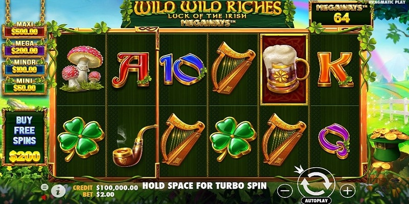 Wild Wild Riches™ Luck of the Irish Megaways™ (Pragmatic Play) (2049) Wild Wild Riches™ Luck of the Irish Megaways™ (Pragmatic Play) (2049)