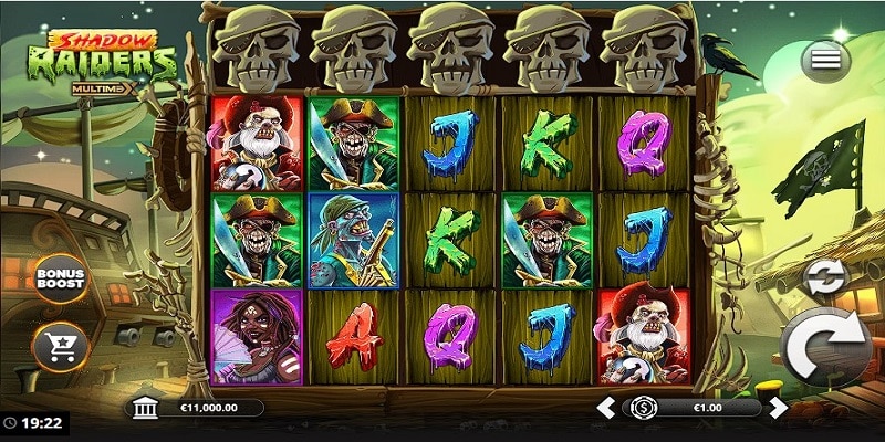 Shadow Raiders Multimax (Bang Bang Games - Yggdrasil)