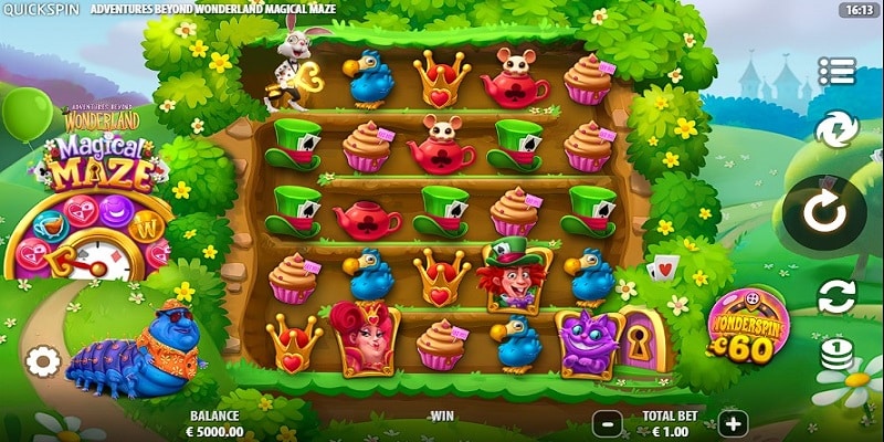 Adventures Beyond Wonderland Magical Maze (Quickspin) Adventures Beyond Wonderland Magical Maze (Quickspin)
