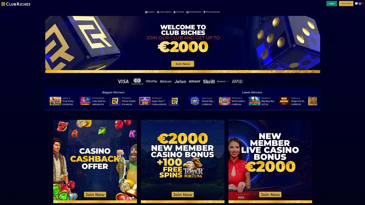 Club Riches Casino Review