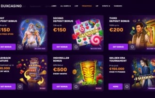 Dux Casino Promotions