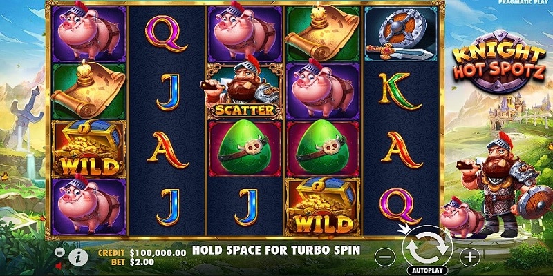 Knight Hot Spotz&trade; Online Slot Features