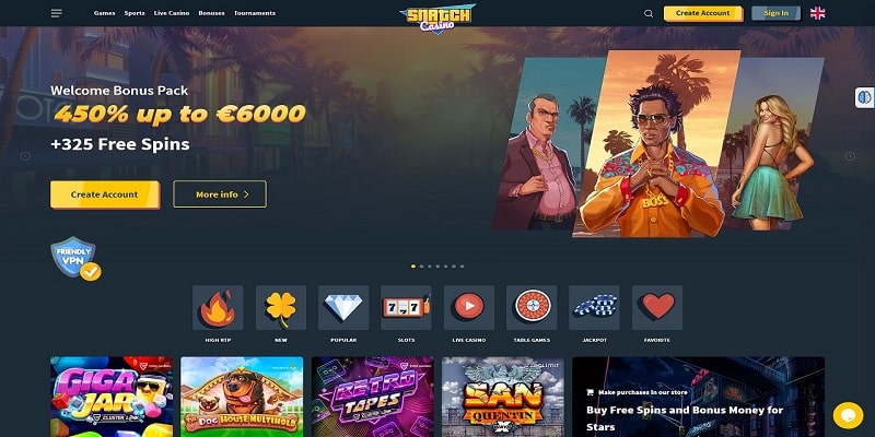 Snatch Casino No Deposit Bonus