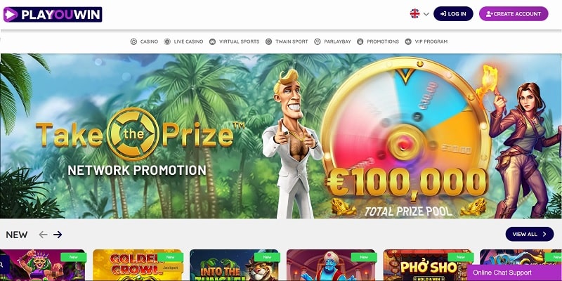 PlaYouWin Online Casino Review