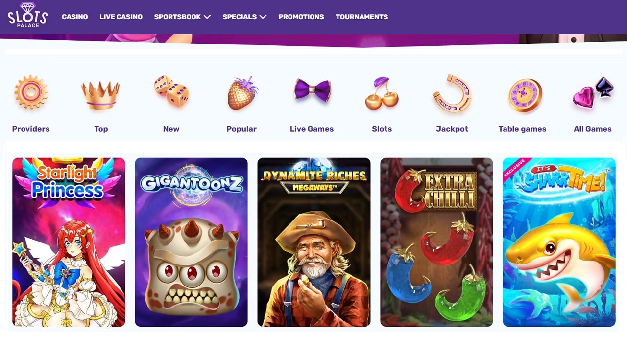 SlotsPalace Casino Review