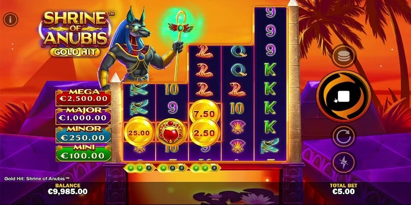 Gold Hit Shrine of Anubis (Ash Gaming-Playtech)