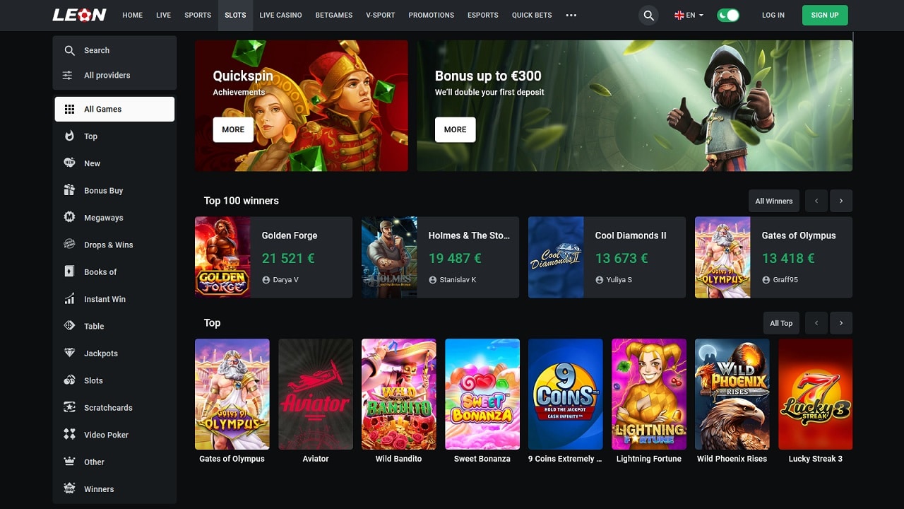 Leon Casino No Deposit Bonus