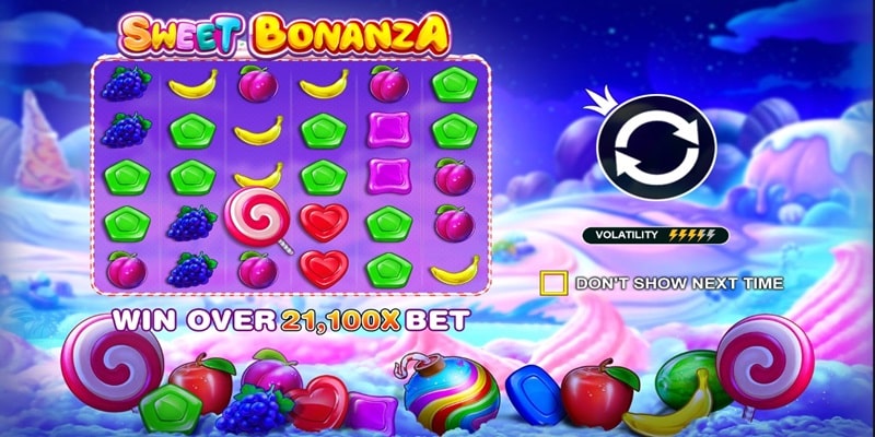 Sweet Bonanza 6 Reel Cluster Pays (Pragmatic)