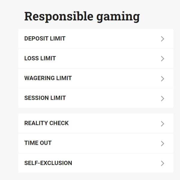 Responsible Gambling Tools LeoVegas Responsible Gambling Tools