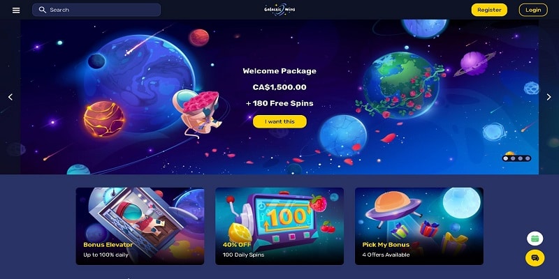 Galactic Wins Online Casino Review