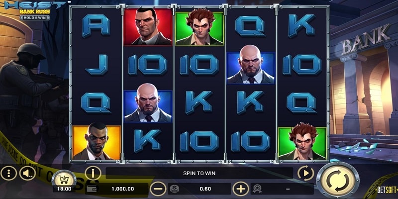 Heist Bank Rush – HOLD & WIN™ (Betsoft) Heist: Bank Rush – HOLD & WIN™ (Betsoft)