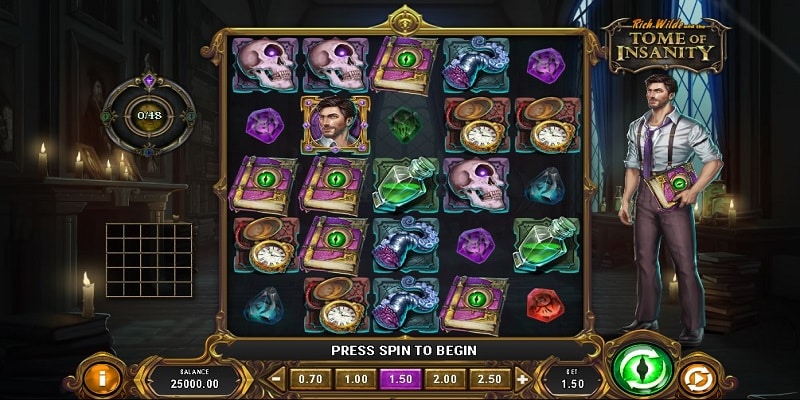 Riche Wilde and the Tome of Insanity (Play'n Go)